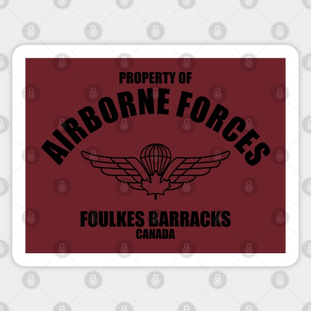 Canadian Airborne Forces Sticker by TCP